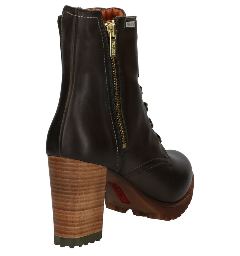 Pikolinos Connely Bottillons en Vert en cuir (283617)