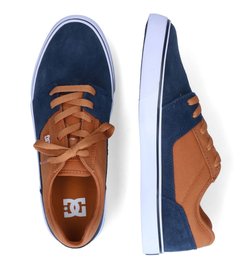DC Shoes Tonik Baskets de skate en Bleu pour hommes (335159) - pour semelles orthopédiques