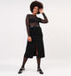 Vero Moda Roma Zwarte Lange rok met split voor dames (349049)