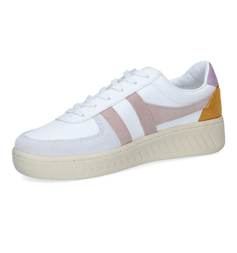 Gola Grandslam Trident Baskets en Blanc pour femmes (336374) - pour semelles orthopédiques