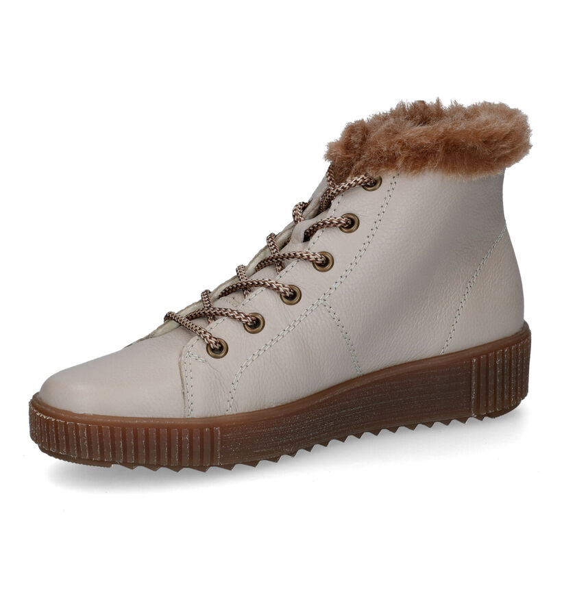 Remonte Beige Sneakers voor dames (312621) - geschikt voor steunzolen