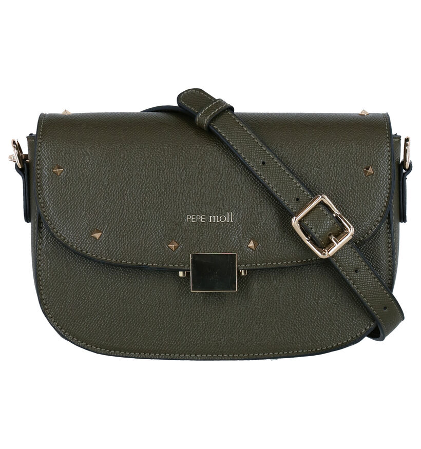 Pepe Moll Vegan Kaki Crossbody Tas in kunstleer (283586)