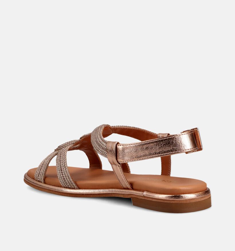 Regarde le Ciel Elma Sandales plates en Or pour femmes (372984)