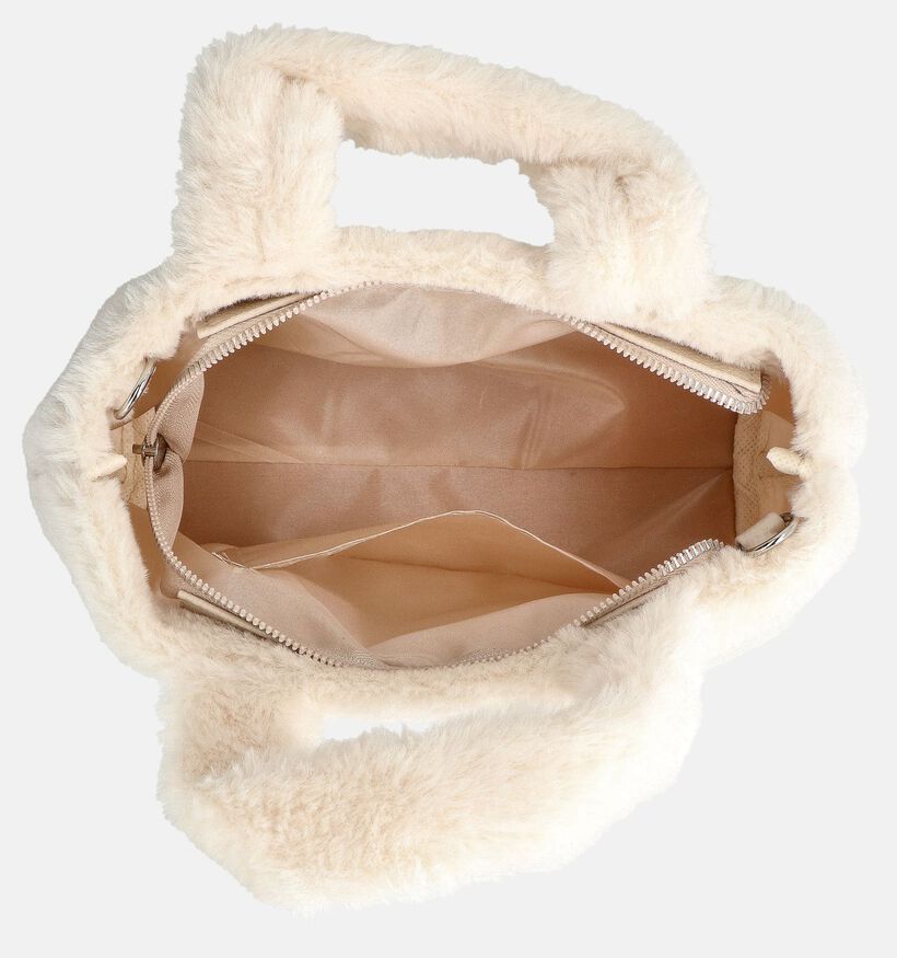 Signatur Seros Ecru Handtas Fluffy voor dames (365063)