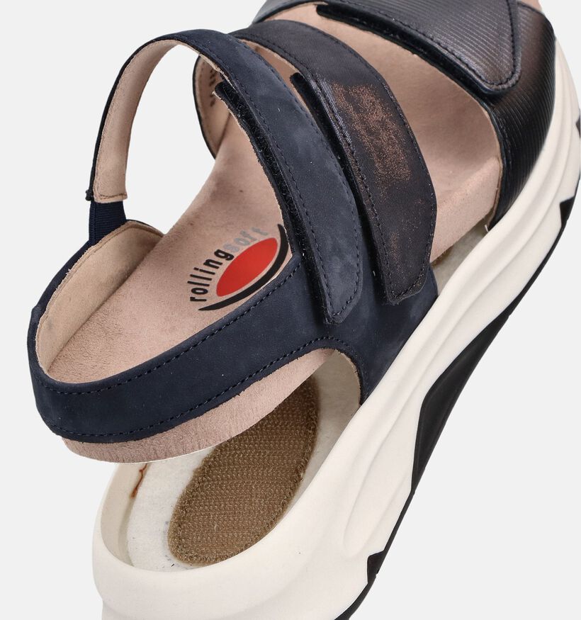 Gabor Rollingsoft Donkerblauwe Sandalen voor Steunzolen voor dames (371108) - geschikt voor steunzolen