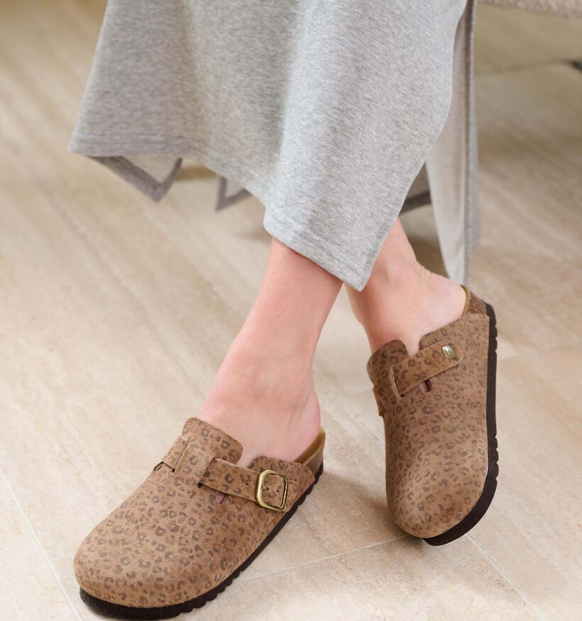 Scholl Fae New Nu-pieds en Brun pour femmes (348850)