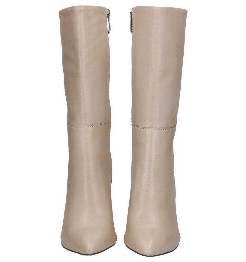 Tamaris TOUCH it Beige Korte Laarzen in leer (286000)