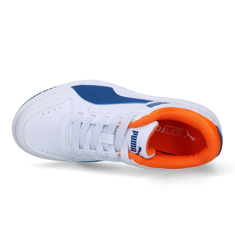 Puma Rebound Joy Witte Sneakers voor meisjes, jongens (318745) - geschikt voor steunzolen