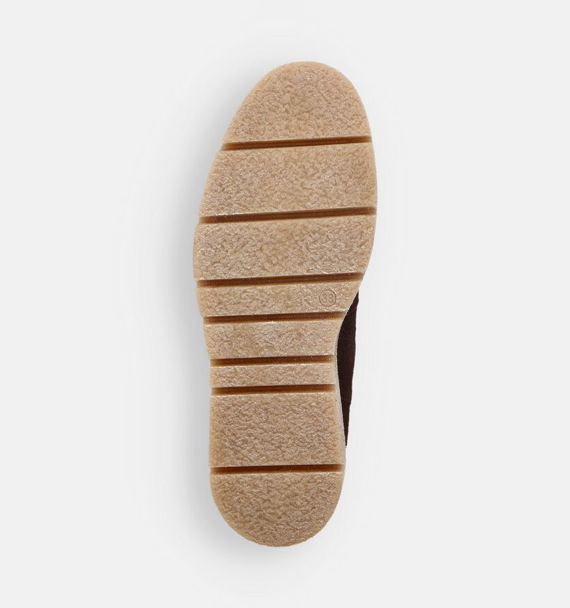 Weekend Bottines Chelsea en Brun foncé pour femmes (364185)