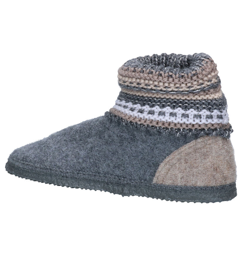 Giesswein Kiel Pantoufles hautes en Bleu pour femmes (349152)