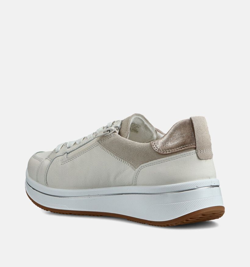 Ara Sapporo Baskets habill&eacute;es en Beige pour femmes (370833) - pour semelles orthop&eacute;diques