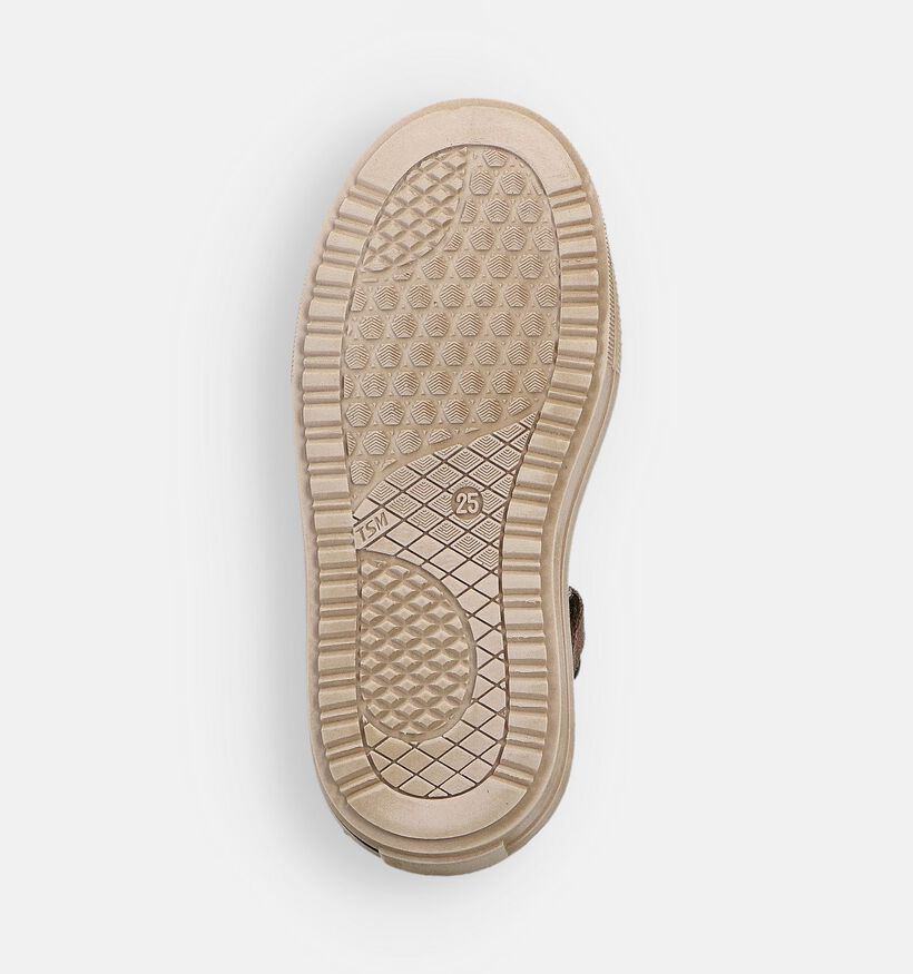 STONES and BONES Loxed Chaussures hautes en Marron/Vert pour garçons (362000) - pour semelles orthopédiques