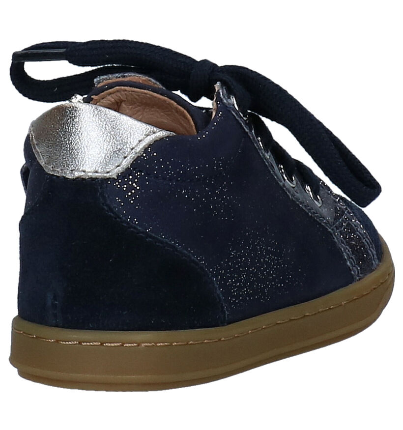 Shoo Pom Bouba Zip Box Blauwe Schoentjes in nubuck (295715)