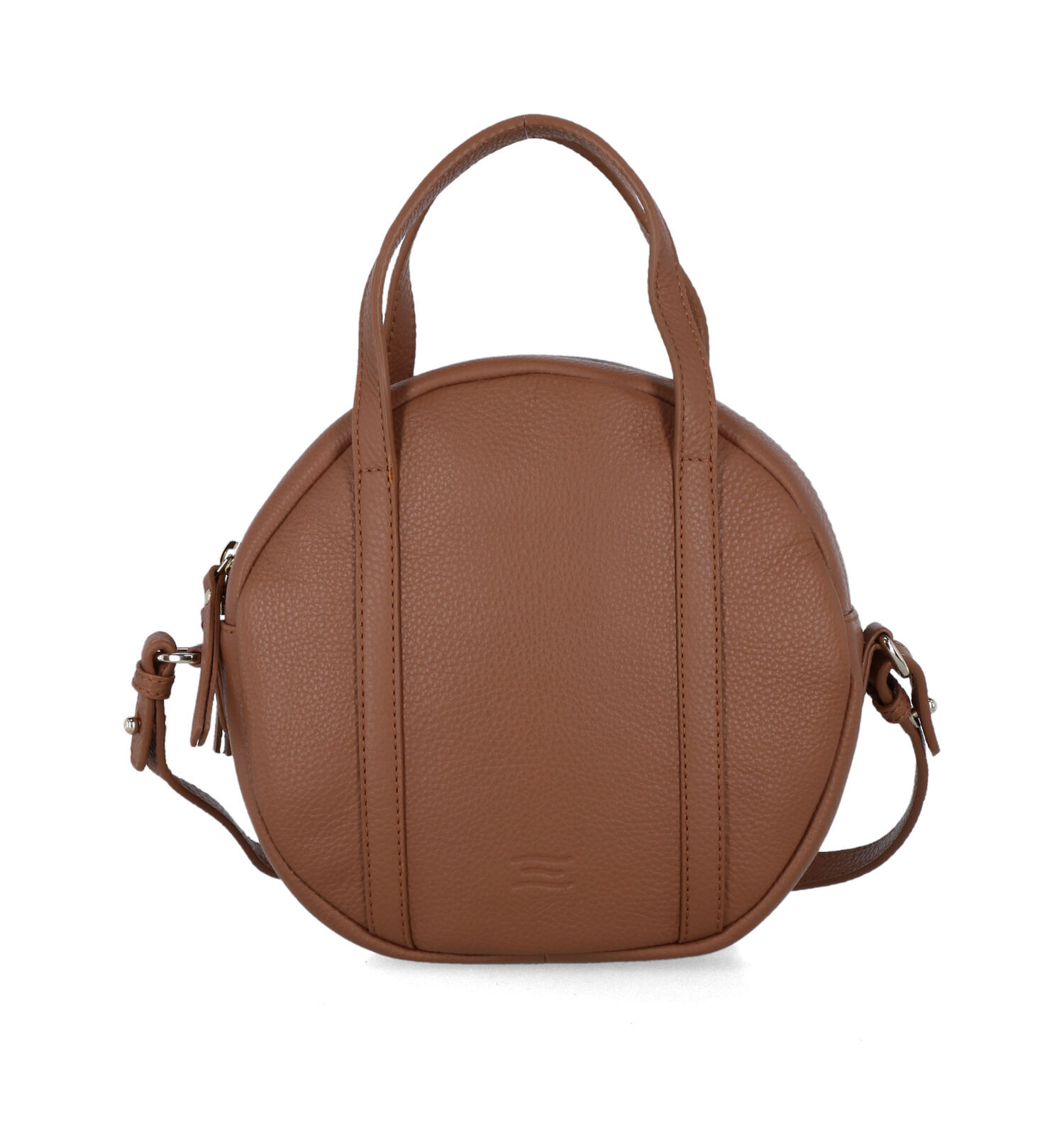 Crinkles Cognac Handtas Dames Handtassen Online op TORFS.BE