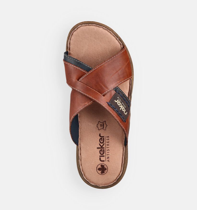 Rieker Bruine Slippers voor heren (370503)