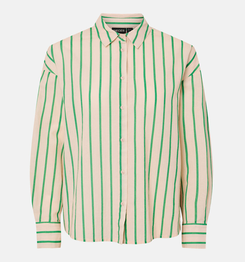 Pieces Javia Blouse en Vert pour femmes (369203)