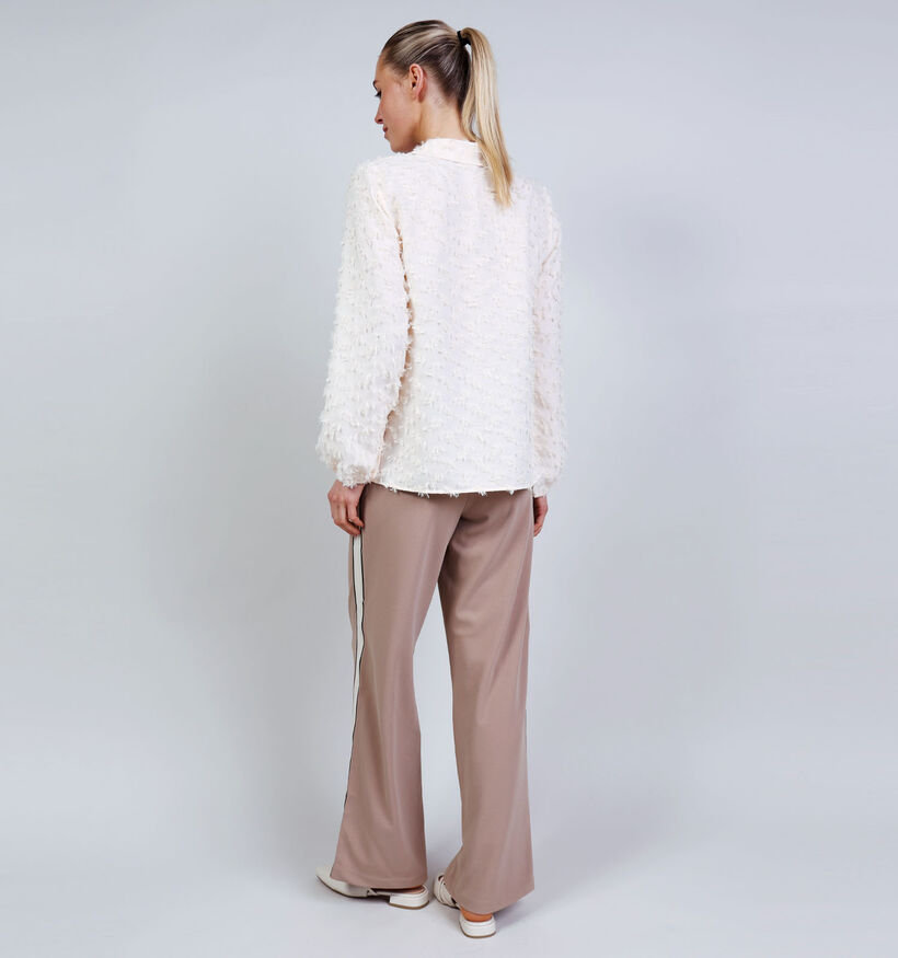 comma Lichtbeige Blouse voor dames (372201)