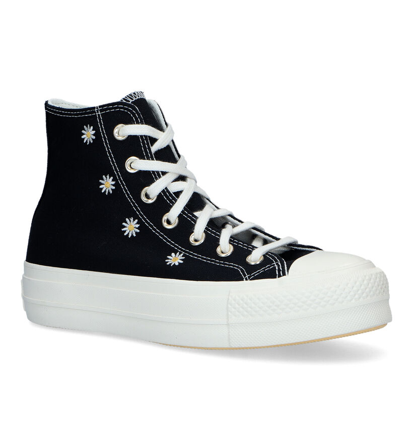 Converse Chuck Taylor All Star Lift Baskets en Noir pour femmes (325490)