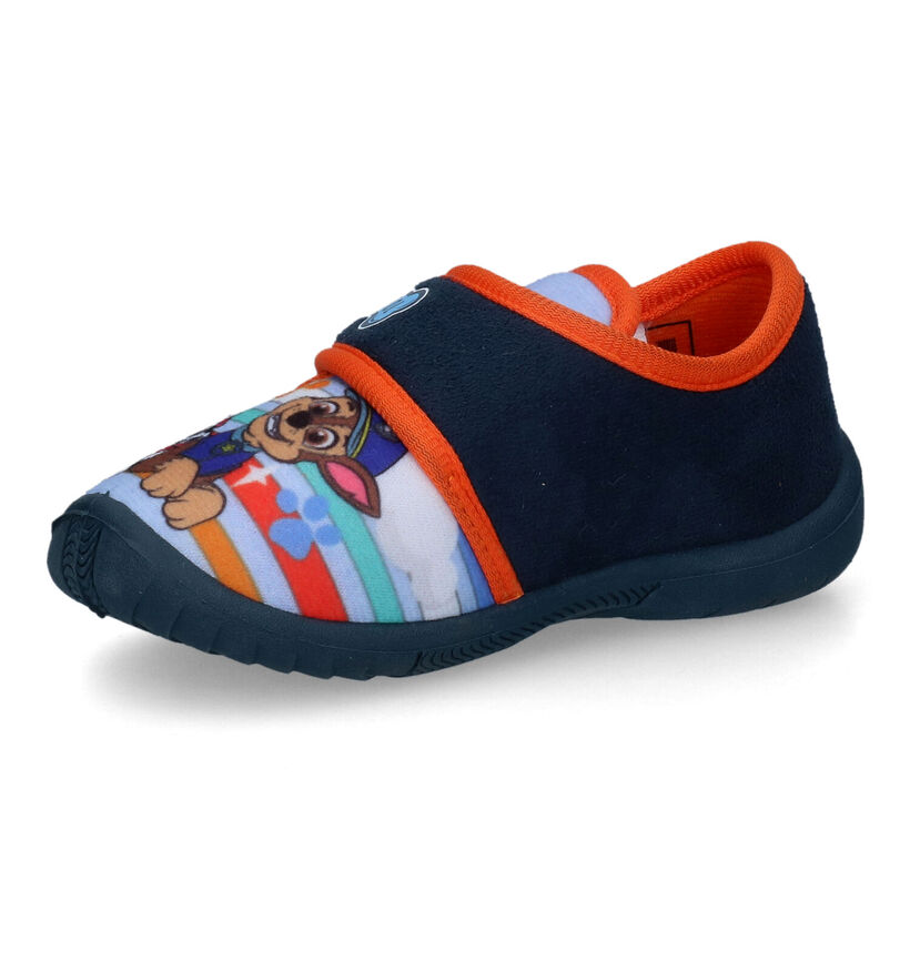 Paw Patrol Pantoufles fermées en Bleu foncé en textile (313626)