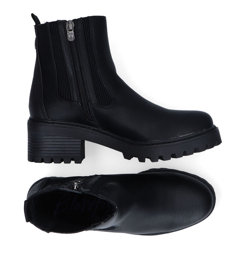 Blowfish Malibu Leven Chelsea Bottines en Noir en simili cuir (314144)