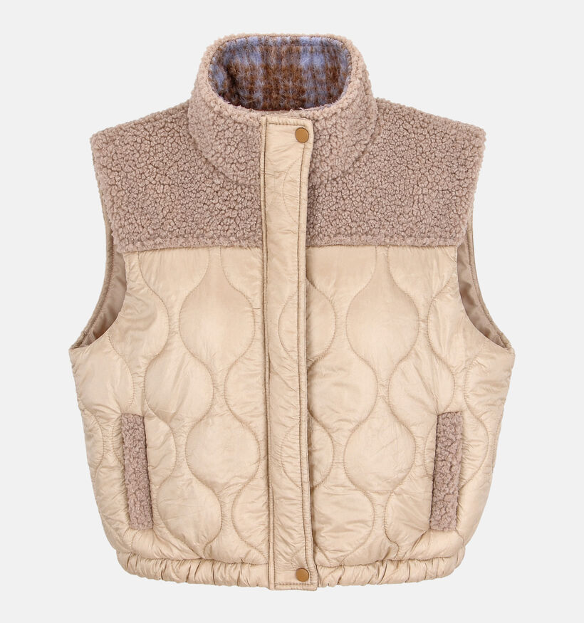 Laurent David Taupe Bodywarmer voor dames (382013)