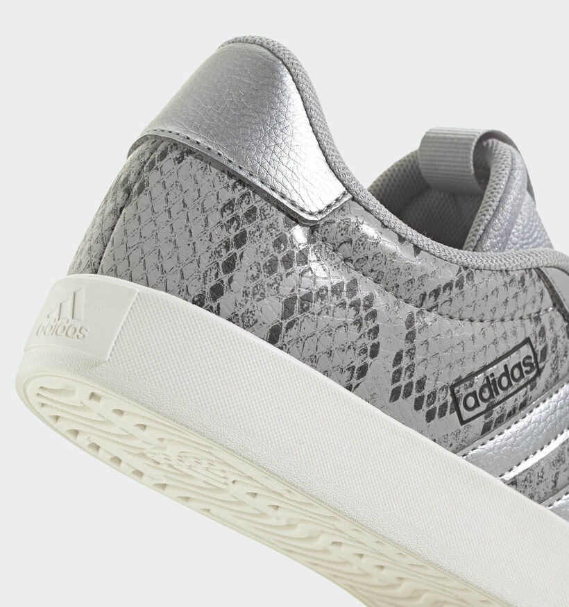 adidas VL Court 3.0 Grijze/Zilveren Sneakers voor dames (365423) - geschikt voor steunzolen