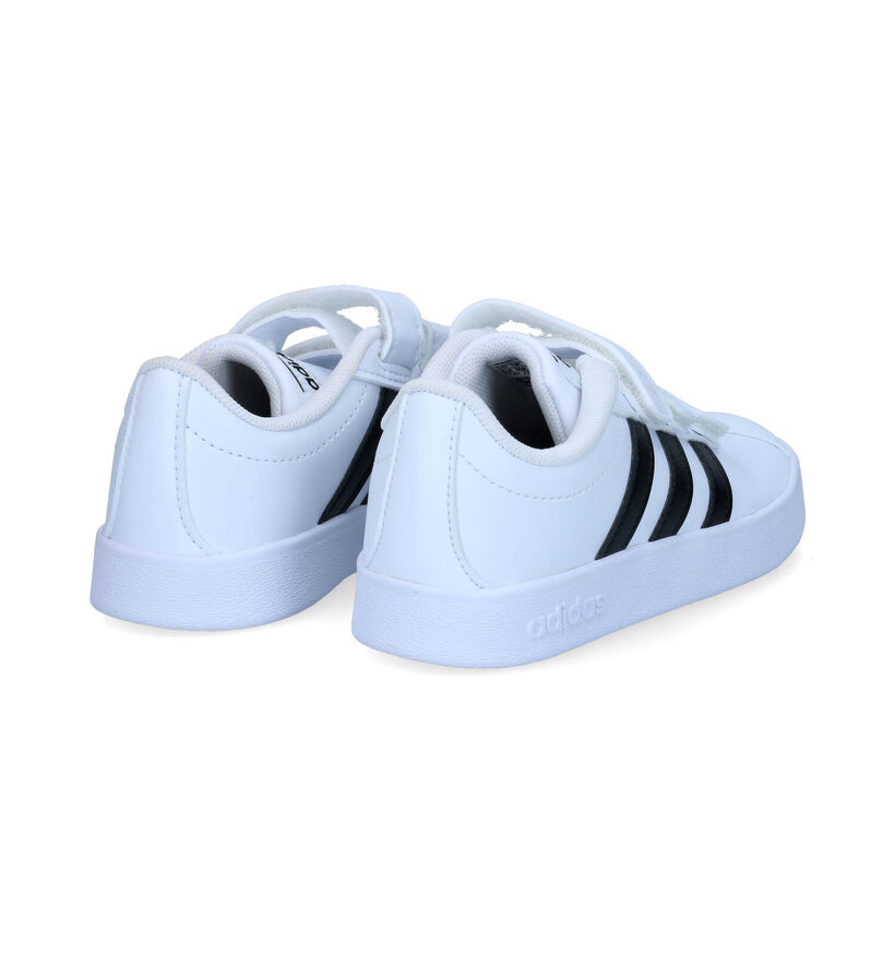 adidas VL Court 2.0 CMF Witte Sneakers in kunststof (317288)