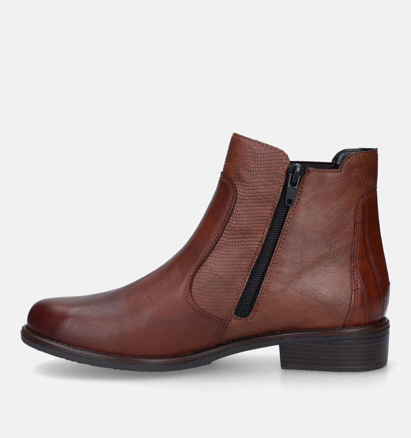 Remonte Cognac Chelsea Boots voor dames (331582) - geschikt voor steunzolen