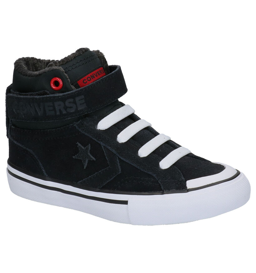 Converse Pro Blaze Zwarte Sneakers in daim (252736)