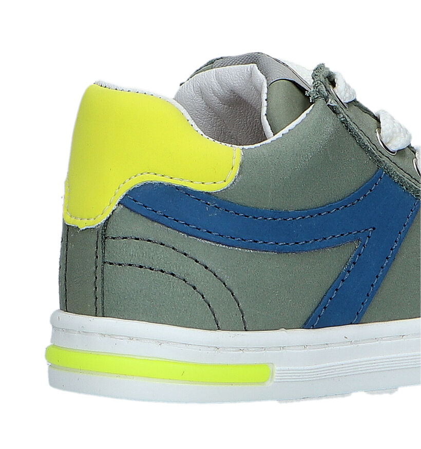 Little David Bex B Chaussures pour bébé en Vert Kaki pour garçons (324044) - pour semelles orthopédiques