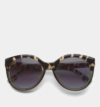 Komono Lunettes de soleil Emerald Bobcat/Havana/Sage Gradient