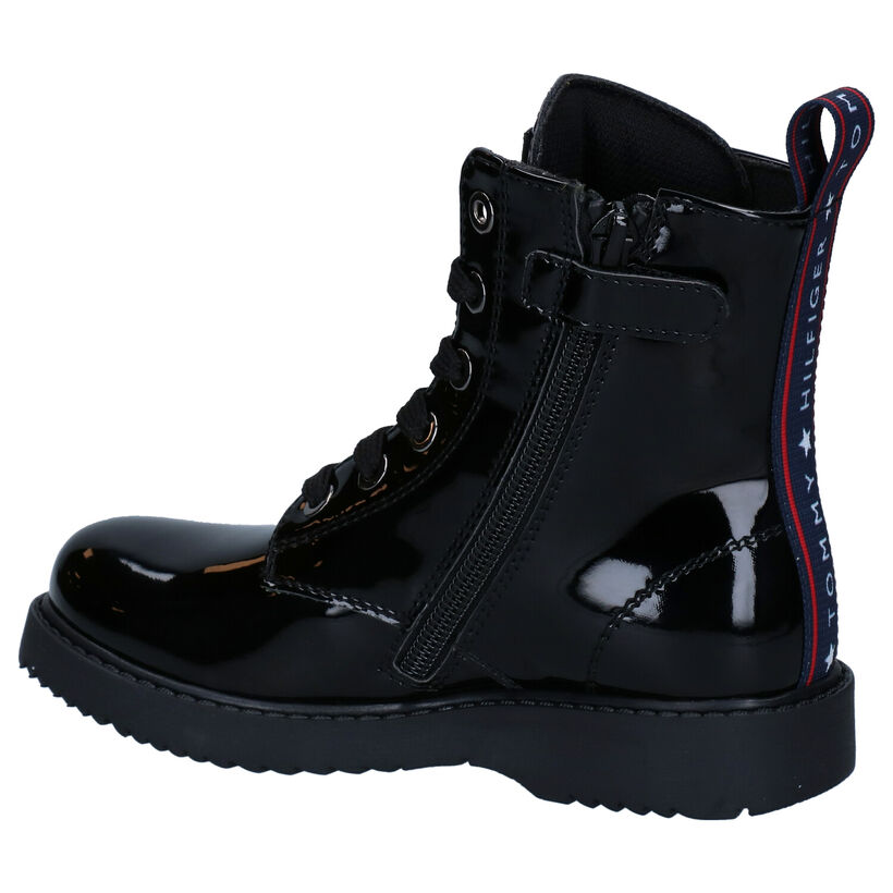 Tommy Hilfiger Zwarte Hoge Schoenen in kunstleer (279881)