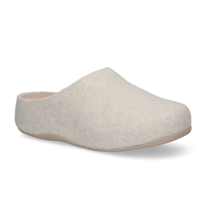 FitFlop Shuv Felt Grijze Pantoffels voor dames (313553)