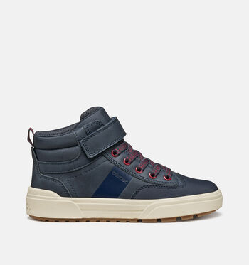 Geox Respira Mid Baskets Bleu/Vert