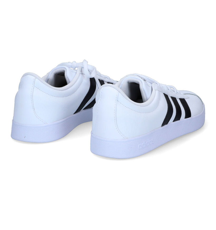 adidas VL Court 2.0 Baskets en Blanc pour hommes (319077) - pour semelles orthopédiques