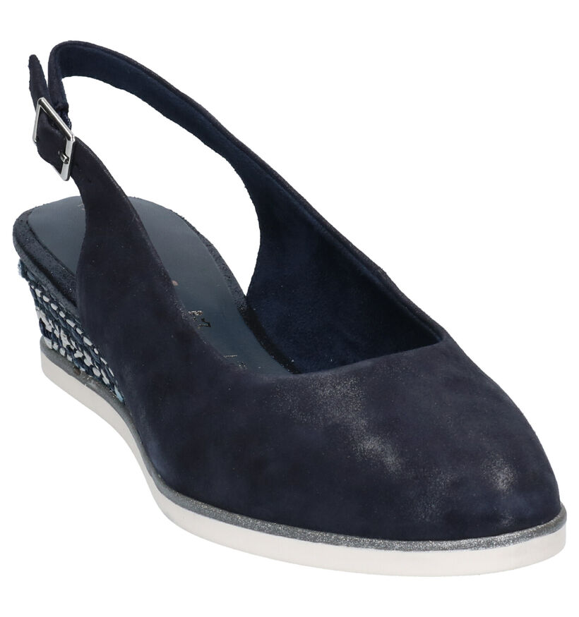 Tamaris TOUCH it Escarpins en Bleu en nubuck (270382)