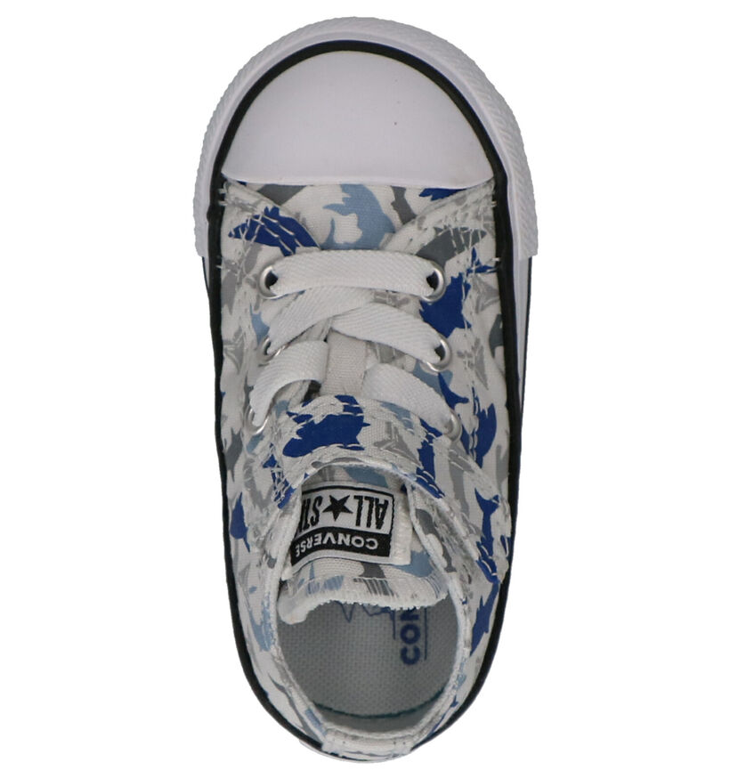 Chuck Taylor All Star Baskets basses en Gris clair en textile (266012)