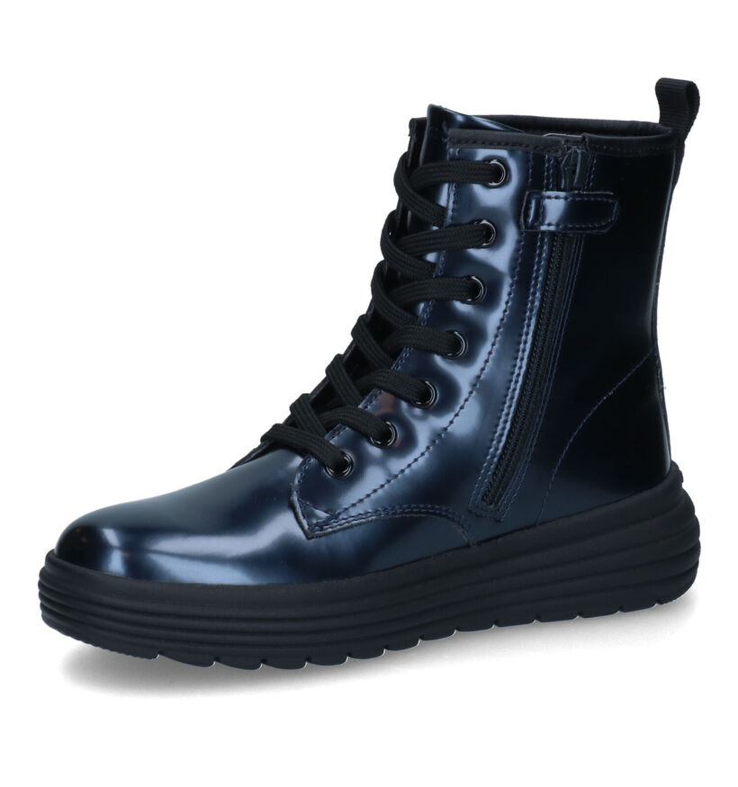 Geox Phaolae Blauwe Boots in kunstleer (317656)