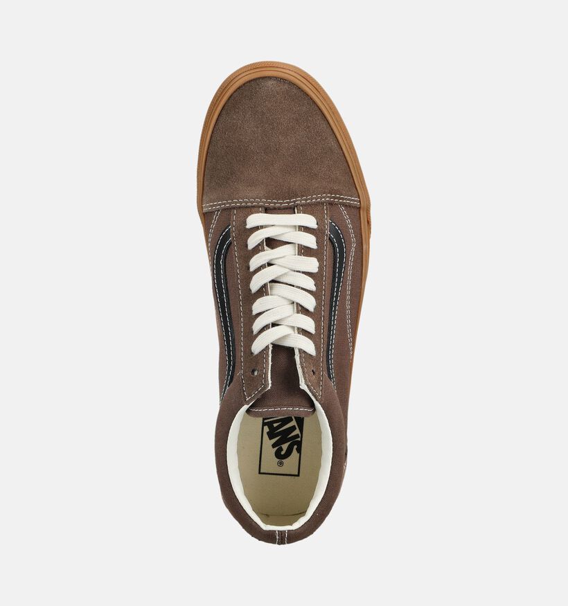 Vans Old Skool Donkerbruine Sneakers voor heren (376755)
