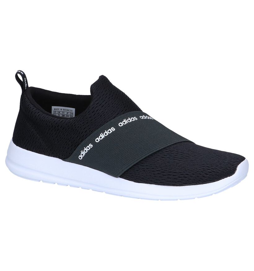 Zwarte Slip-on Sneakers adidas CF Refine Adapt in stof (237029)