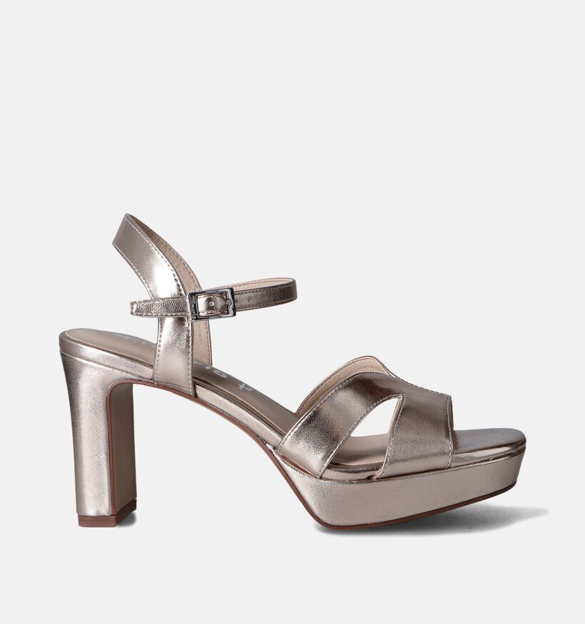 Tamaris Gouden Sandalen met hoge hak voor dames (354564)