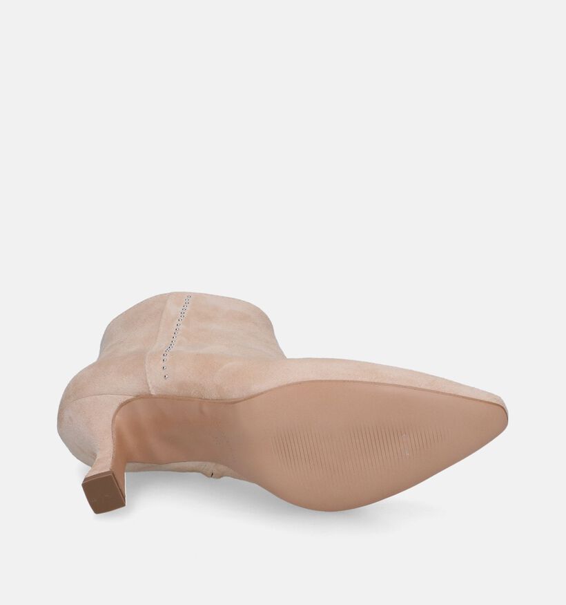 Signatur Bottines à talons en Nude pour femmes (319807)