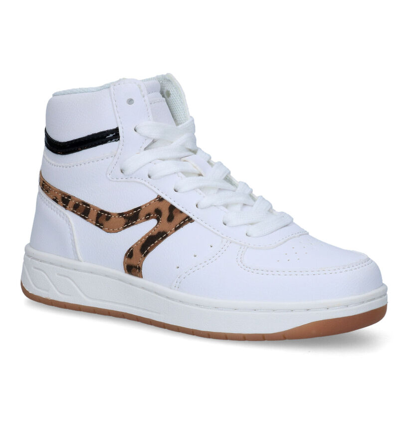 CEMI Witte Hoge sneakers voor jongens, meisjes (330919)