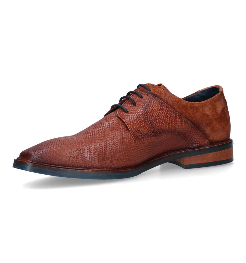 Via Borgo Chaussures classiques en Cognac pour hommes (319710)