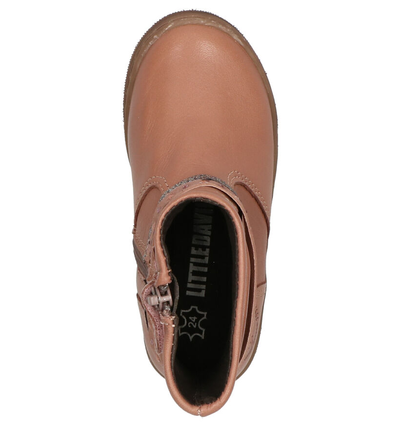Little David Verona Chaussures hautes en Rose en cuir (261285)
