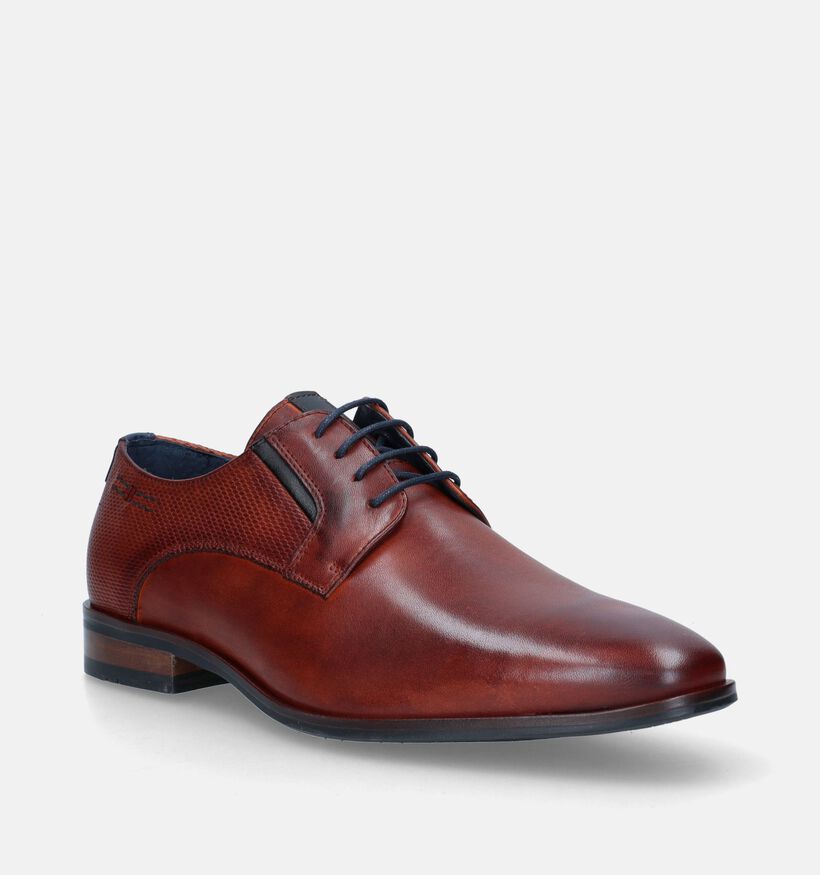 Berkelmans Sameiro Chaussures habillées en Cognac pour hommes (342913) - pour semelles orthopédiques