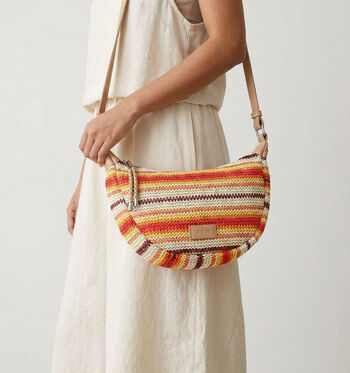 Emily & Noah Crossbody tassen Beige/Roze/Rood