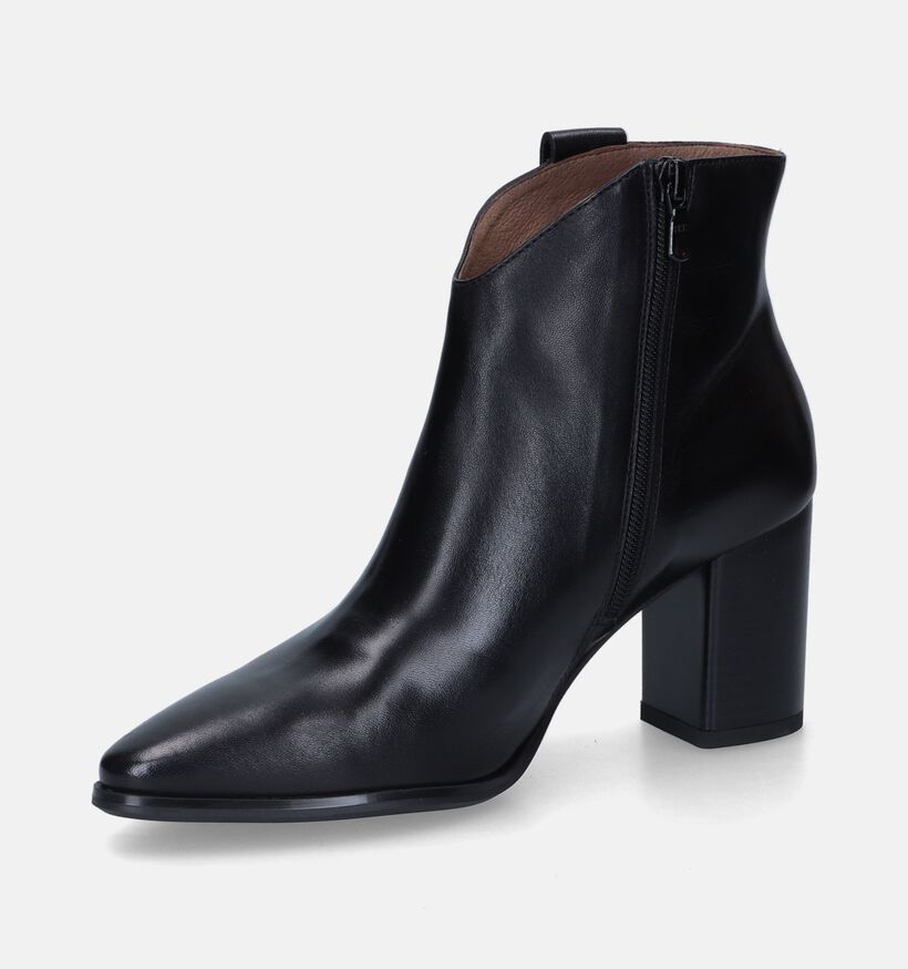 NeroGiardini Bottines à talons en Noir en cuir (321516)