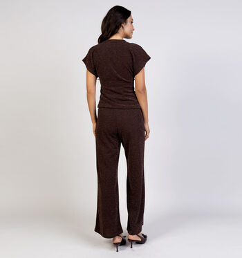 Sisters Point Blouses Zwart/Bruin