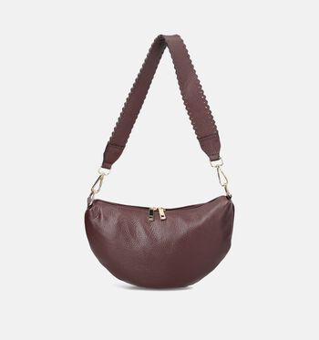 Via Limone Crossbody tassen Wit/Bruin/Bordeaux